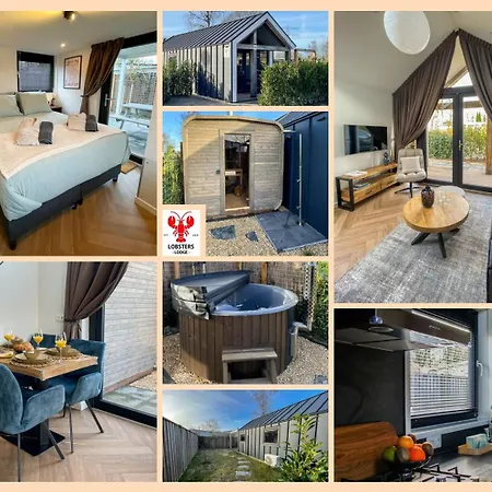 Lobsters Lodge In Heinkenszand ' Wellness Accommodation With Wood-Fired Hottub, Private Sauna And Outdoor Shower ' Airco'S ' Free Wifi ' Complimentary Bed Linen And Towels Exterior photo